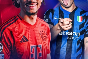 注册-拜仁国米决战安联！欧冠官方晒海报预热：萨内与巴雷拉俏皮出镜